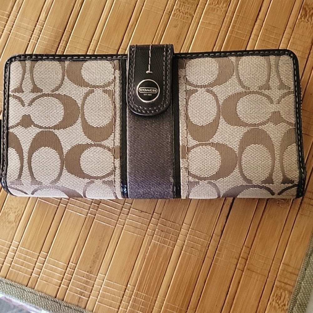 Coach large wallet
